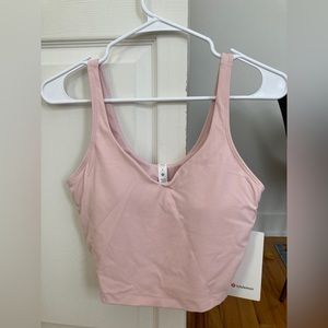 NWT lululemon align tank pink mist